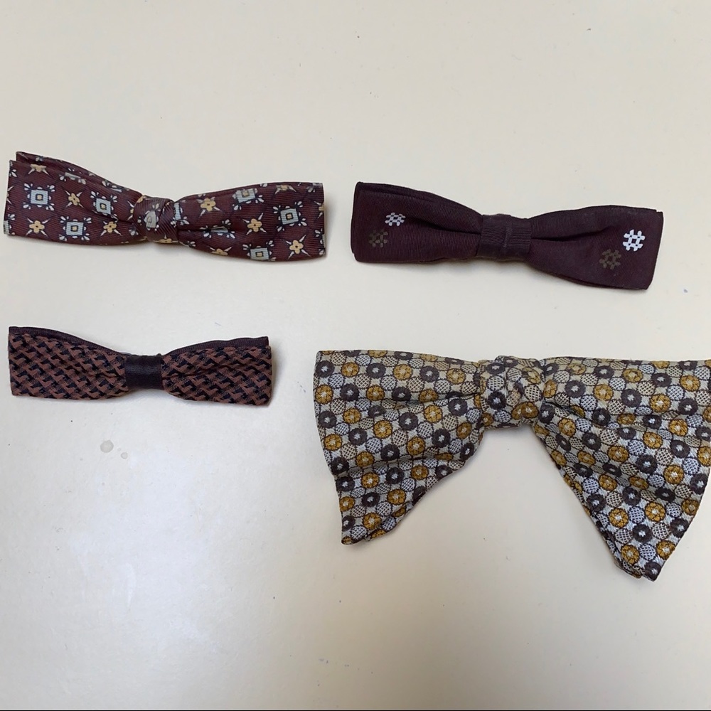 Bundle of 4 VTG Royal Rust Resistant Bow Ties